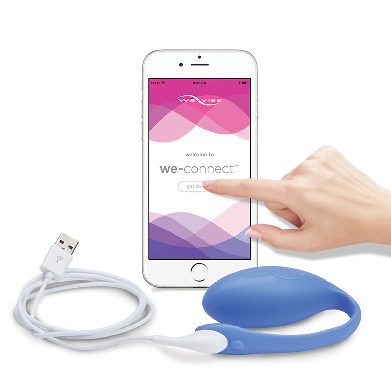 JIVE SILICONE APP CONTROLLED WEARABLE G-SPOT VIBRATOR - BLUE