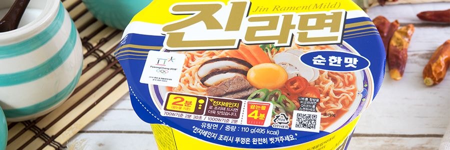 韓國OTTOGI不倒翁 JIN拉麵 微辣 碗裝 110g