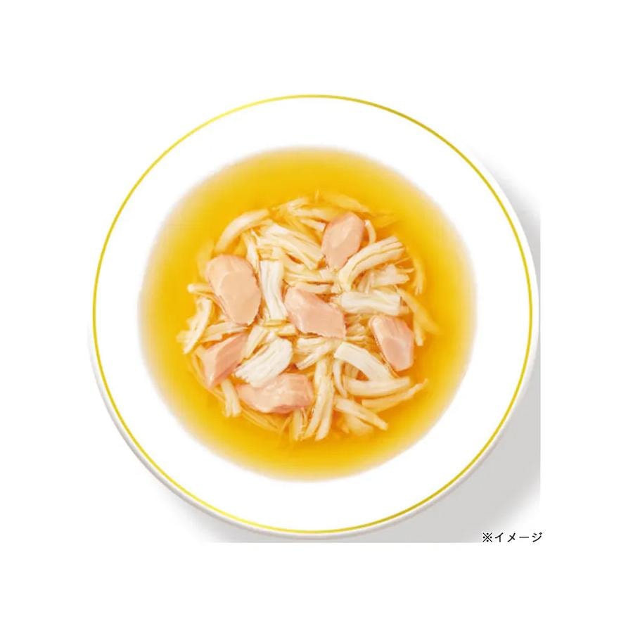 【日本直邮】 日本 CIAO 伊纳宝 精选高汤系列 猫咪零食湿粮 鲣鱼汤 搭配扇贝和鸡胸肉 40克