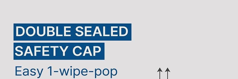 韩国BEBESUP SIGNATURE宝宝湿巾 手口湿巾 经典系列 带盖 70抽 BLUE系列【超值3包】