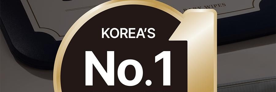 韩国BEBESUP SIGNATURE宝宝湿巾 手口湿巾 经典系列 带盖 70抽 BLUE系列【超值3包】