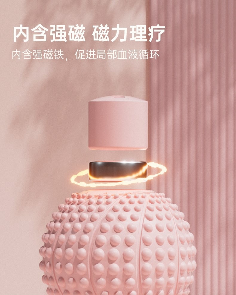 十二月精選 筋膜球 足底按摩球 瑜珈肌肉放鬆腳底 【建立足弓 矯正腿型】 #櫻花粉 7cm