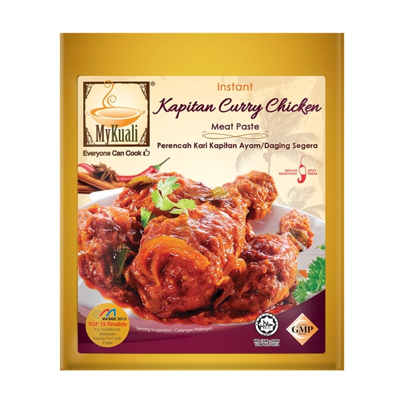 Instant Kapitan Curry Chicken Meat Paste 200g