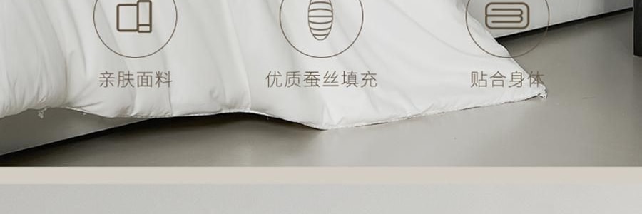 YUNYU芸裕家居 「芸緞絲語」臻選全棉桑蠶絲被子 夏涼被 高品質A類100%桑蠶絲 220cm×240cm