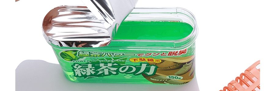 日本KOKUBO小久保 綠茶能量 鞋櫃用除臭劑 150g