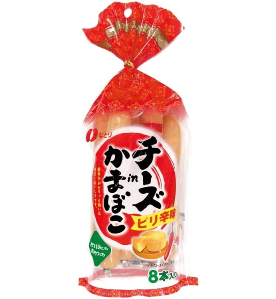 【日本直郵】NATORI 名取日本人氣起司火腿腸 辣味232g 8根一包