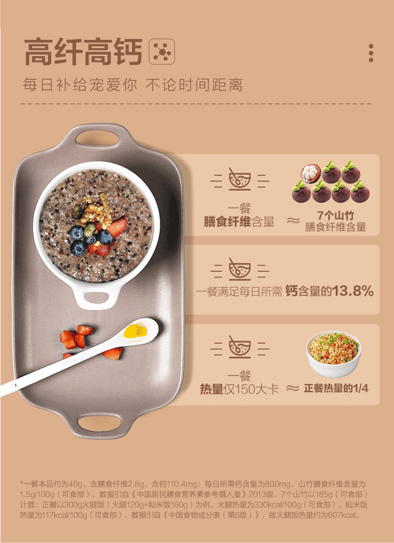 【中国直邮】 五谷磨房 核桃黑芝麻糊桑葚代餐粥546g/瓶 代餐粉懒人营养早餐速食饱腹