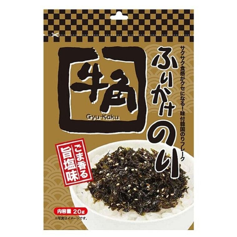 【日本直邮】GYU KAKU 牛角 网红海苔拌饭料 芝麻海盐味 20g
