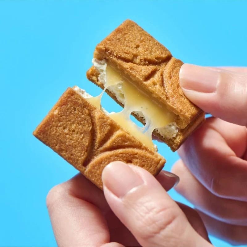 【日本直邮】 日本 press butter sand 艺术家联名限定款 香草椰子黄油夹心曲奇 4枚装