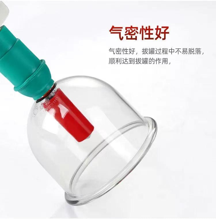 康祝 真空拔罐器 操作简单 可单人操作 吸力大 不漏气 12罐装 30年老品牌 赠拔罐经络养生书一本