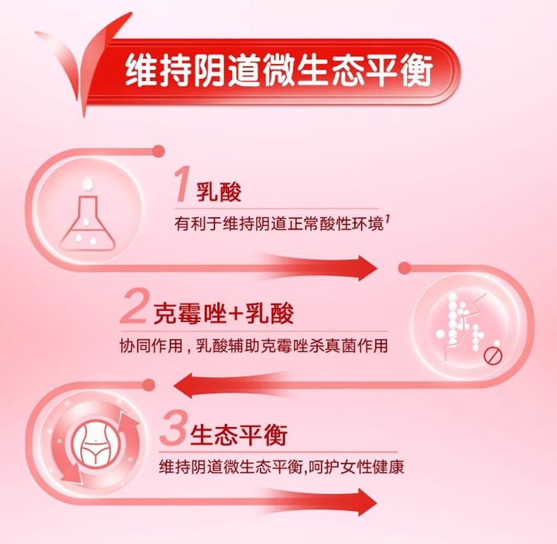 凯妮汀 克霉唑阴道片 1片 阴道炎 妇科炎症专用药 一盒一片一疗程 单盒装