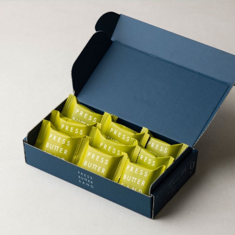 【日本直郵】日本 press butter sand 人氣伴手禮 宇治抹茶奶油夾心曲奇 9個裝