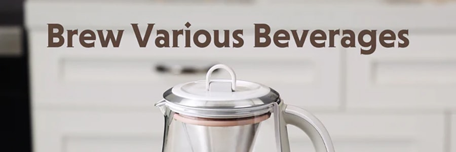 BUYDEEM北鼎 養生壺電動煮茶 多功能煮茶器 咖啡蒸氣沖泡機 ABS壺身 1.5L K156