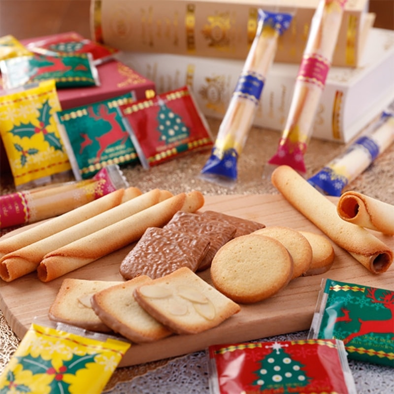 【日本直郵】日本YOKU MOKU 2022年聖誕節限定 雪茄捲起司餅乾禮盒裝 26枚裝