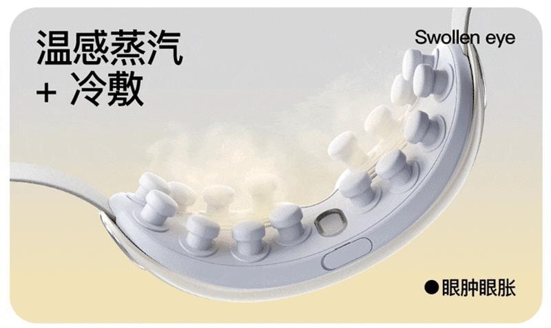 【中国直邮】 PGG 按摩仪眼部护眼润眼缓解眼睛疲劳雾化热敷蒸汽  E4Pro-优雅紫 1个装