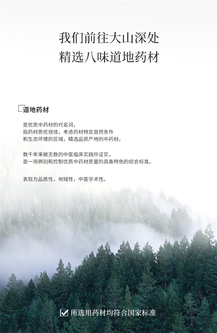 Eight Treasures Bagged Tea for Qi and Blood Dual Tonifying Women 2.4g*20 bags per box