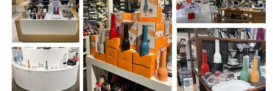 FINAMILL 快卡式全自动香料研磨器 胡椒花椒海盐研磨器 姜妍同款白色 两个料仓可替换