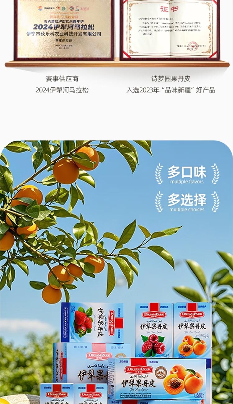【中国直邮】 蜀风雅香 诗梦园 椰枣 果丹皮 新疆传统 休闲零食 200g