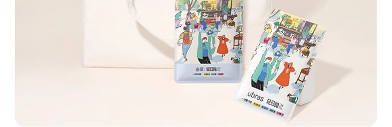 中國 ubras 一次性內褲 滅菌版 多色基本款女款中腰三角褲 M(七條裝)