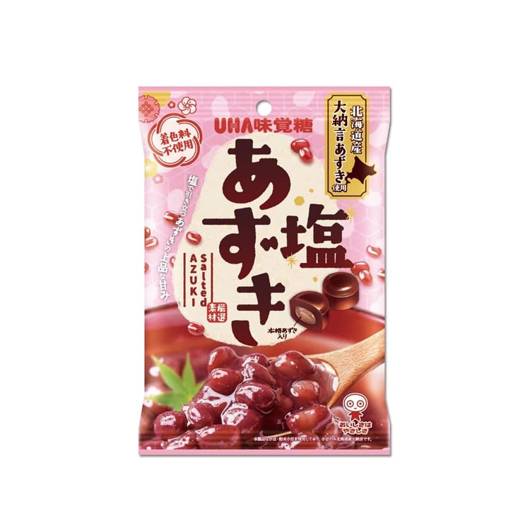 【日本直郵】UHA悠哈味覺糖 北海道特濃奶糖 紅豆夾心奶糖 102g