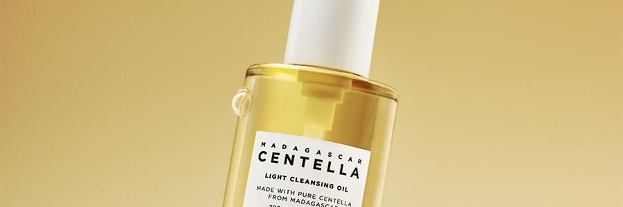 韩国SKIN1004理肤天使 马达加斯加积雪草轻盈卸妆油 多效合一植物性洁面乳 200ml 快速乳化卸妆 温和不刺激 镇定水润 去毛孔老废污垢