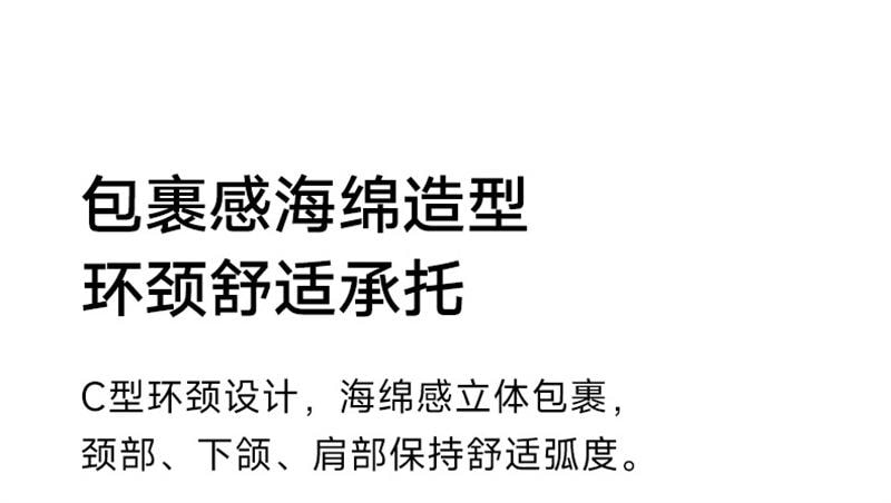 【中国直邮】  小米 米家智能颈部按摩仪肩颈部按摩仪电动揉捏脖子 深灰色 单件装