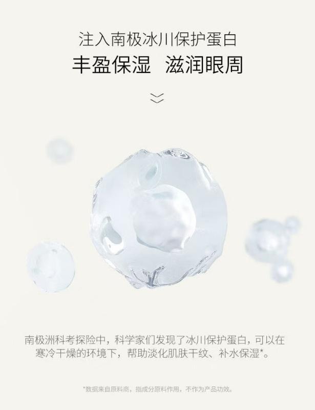 【中國直郵】 優時顏 微笑眼霜 淡紋緊緻眼部精華霜 抗皺淡黑眼圈 熬夜鬆垮救星 18g