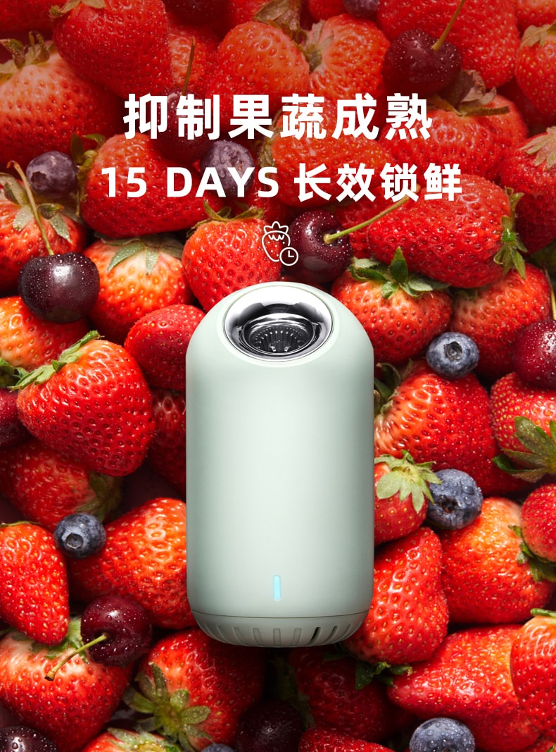【中國直郵】小熊臭氧殺菌空氣清淨機 除菌消抑毒去異味 淺綠色款