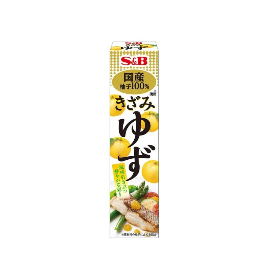 【日本直邮】S&B 柚子酱 100%日本国产柚子使用 40g