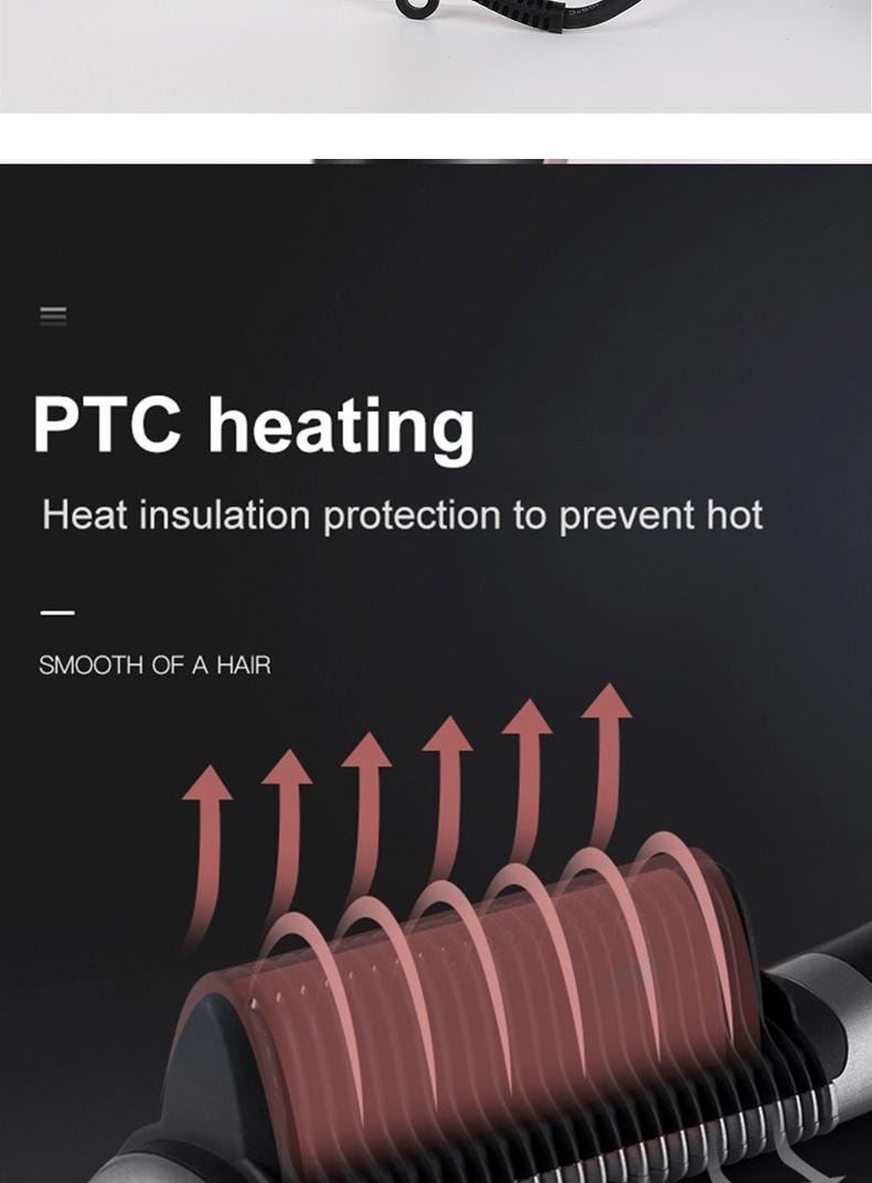 金米 直髮梳 捲髮棒 兩用電梳子 夾板防燙 直髮夾 KD388A 1台