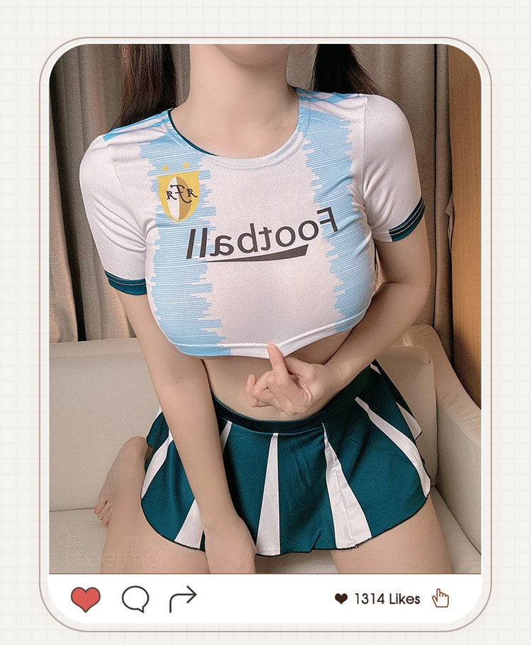 【中國直郵】霏慕 蝴蝶飾胸露臀開襠連身衣情趣內衣純欲萌兔女郎俏皮