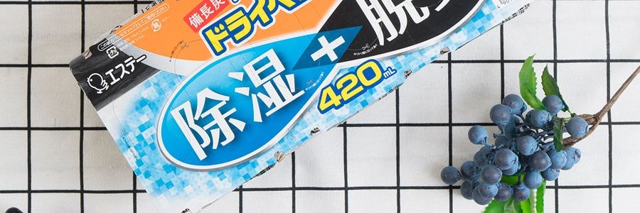 日本ST雞仔牌 消臭力 炭黑力強除濕脫臭炭 420ml*3