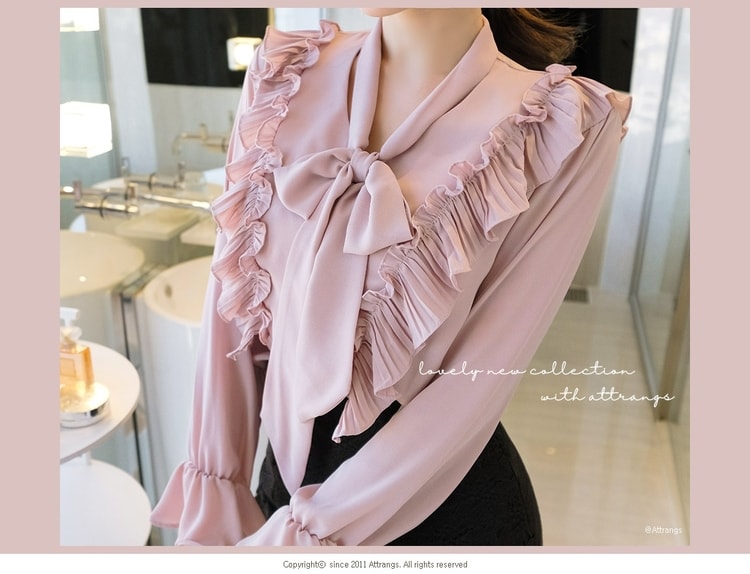 Blouse Pink(model) free size