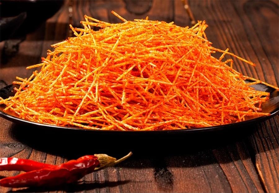 【中國直郵】 鐘芹輝 面霸辣條網紅90後兒時小麻辣零食脆辣絲80後懷舊30g/袋