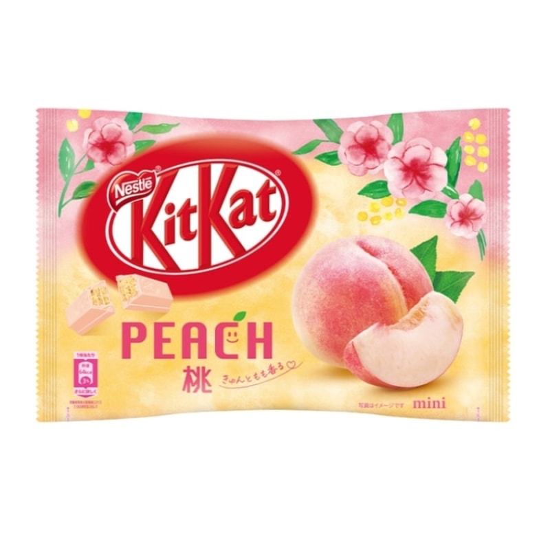 【日本直邮】日本KIT KAT 期限限定 桃子口味威化 10枚装