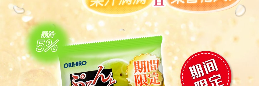 日本ORIHIRO 低卡高纤蒟蒻果冻 限定梅子味 6枚入 120g