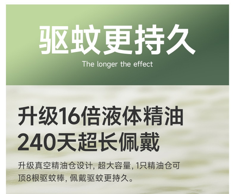 【中國直郵】冇心 元氣精油手環驅蚊手環防蚊成人兒童嬰兒戶外隨身防蚊蟲 風信粉