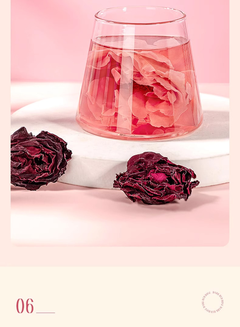 中国 滇二娃 花青素之王 刘亦菲美颜茶 墨红玫瑰 当季特级云南冻干大花冠 可冷泡热泡 可配果茶  农科院支持 一杯一朵花 30克