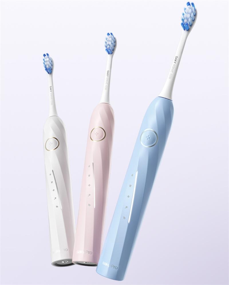 【中國直郵】 舒客 電動牙刷成人軟毛自動學生情侶男女套裝 T2Pro夢粉+2個刷頭