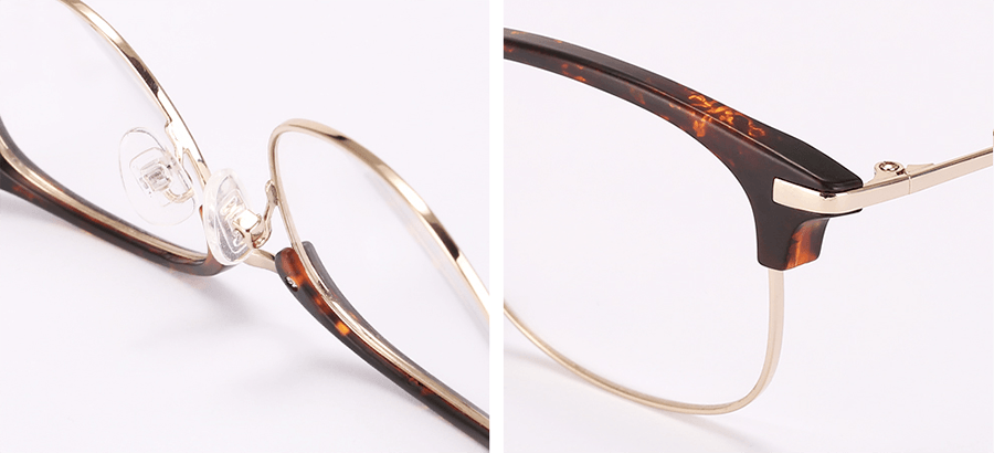 DUALENS 蓝光护目眼镜 - 一镜双用 (含太阳镜夹片) - 玳瑁色 (DL75016 C1) 镜框 + 镜片