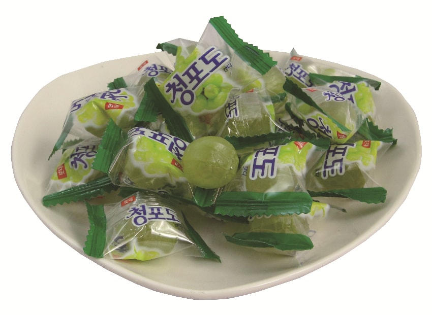 [Taiwan direct mail] Korea LOTTE -  Green Grapes Candy 127.5g/bag