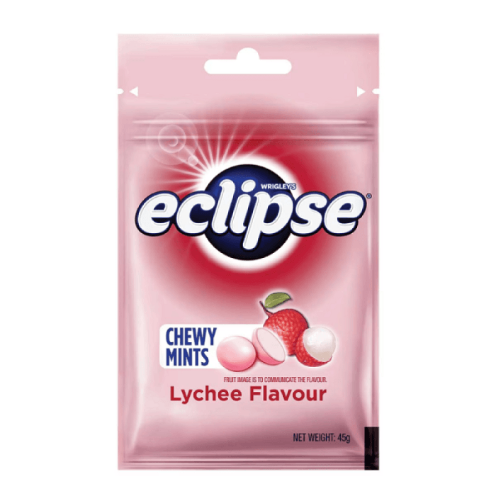 韩国 Eclipse 脆皮軟心軟糖 薄荷荔枝味 45g
