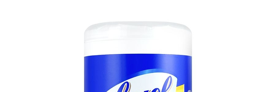 Lysol 殺菌消毒濕紙巾 99.9%殺死細菌病毒 3倍清潔力 80錠 柑橘香型