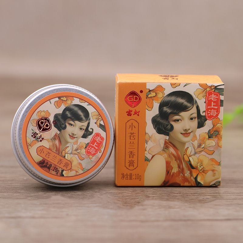 【中国直邮】上海 女人 固体香膏 女士花香 传统文化 持久香水 -宫灯茉莉 1个丨*预计到达时间3-4周