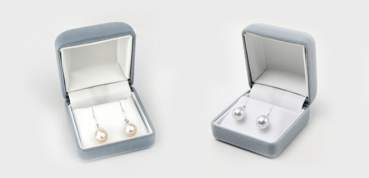 宇和海真珠||SV925鍍銠天然藍灰色巴洛克AKOYA可調式珍珠戒指||1個【特殊商品單獨發貨】