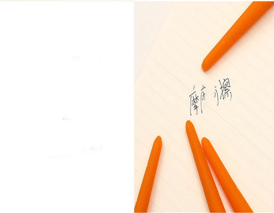 一正(YIZHENG)胡萝卜造型磨摩擦 / 热可擦中性笔 配套专用橡皮  YZ1566  3支装