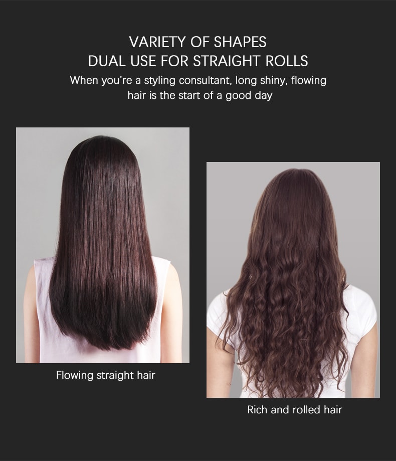 K·SKIN金米 兩用直髮梳夾板 家用直捲捲髮棒 不傷發小直板夾KD388B紅色 1台