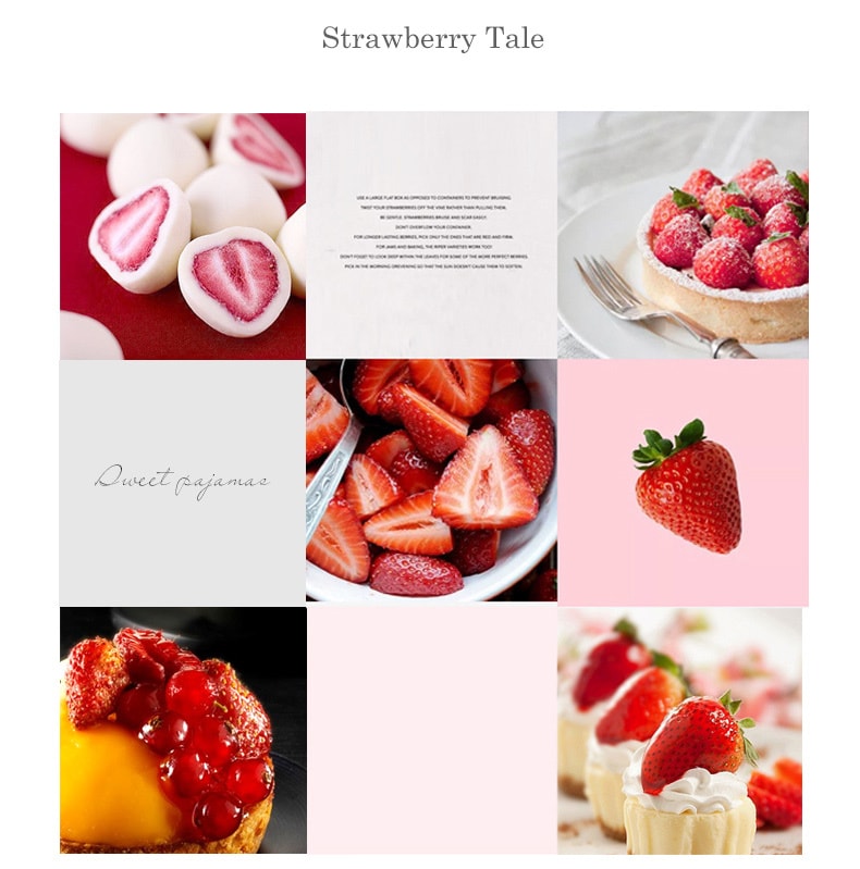 【中国直邮】九色生活 草莓甜心吊带背心套装。均码