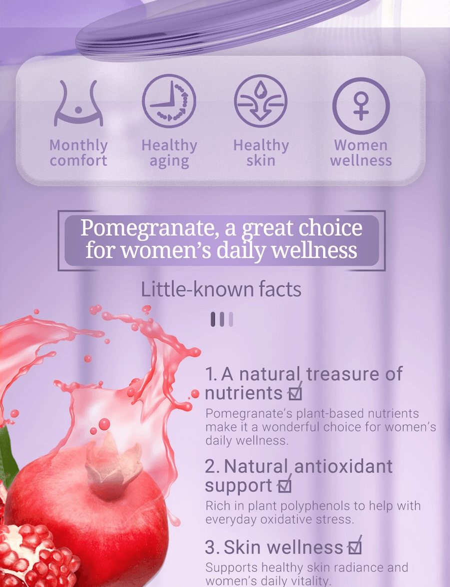 日本 UMEKEN 【 新升等】石榴濃縮丸 2個月量【韓亞航空熱銷機艙免稅商品】【日系🌸咀嚼型小丸子保養更輕鬆】【 內調外養】【 美肌抗老】美容養顏改善氣色提亮膚色】