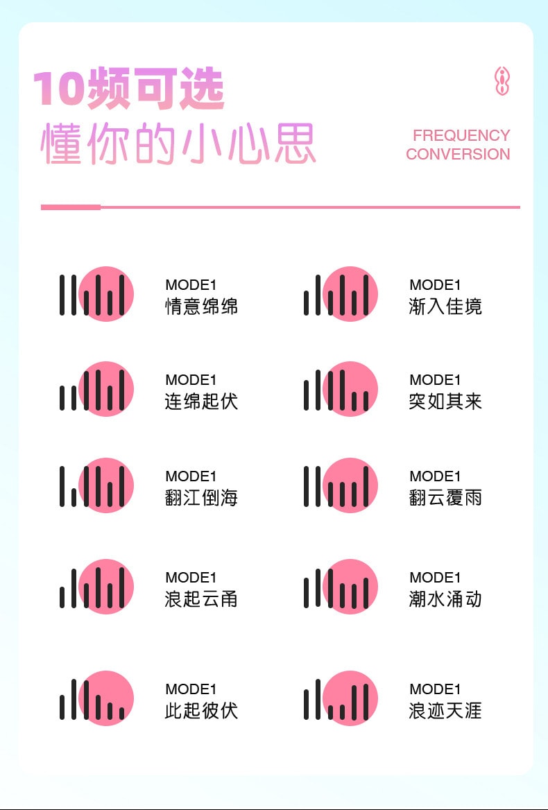 【中國直郵】久愛 新品 充電震動按摩棒 女士情趣用品 探春-酒紅款
